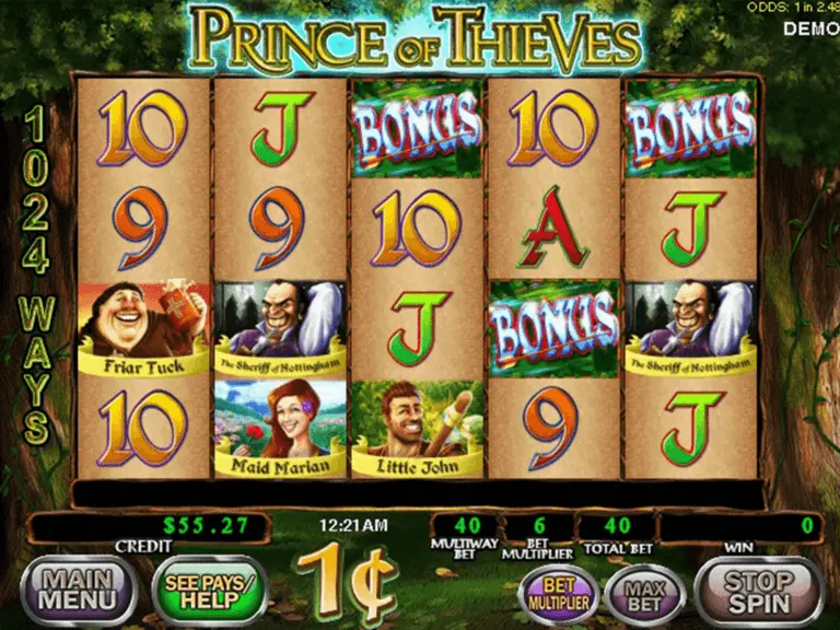 Prince of Thieves slot machine strategy