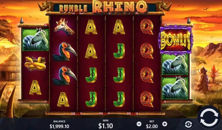 Rhino Rumble Slot Machine Review, Strategy, and Bonus (2023)